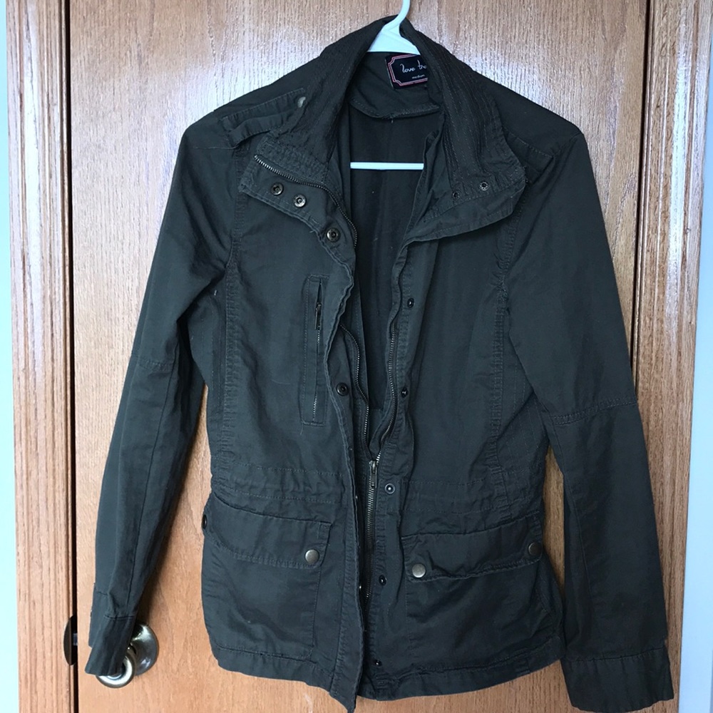 🔥Love Tree Army Green Jacket - M